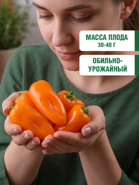 Перец сладкий Оранжевый Букет семена 