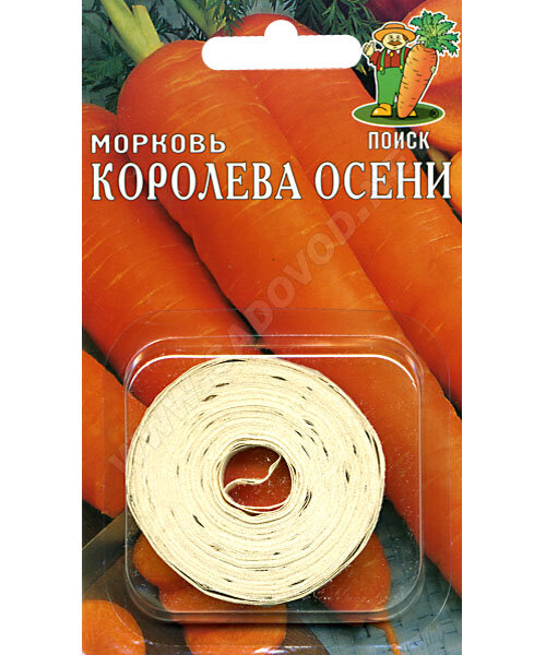 Морковь на ленте Королева осени семена 